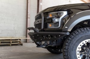 Ford F-150 Raptor Front Bumper - Addictive Desert Designs - Stealth R - Hammer Black - `17-`18 Ford F-150 Raptor Front Bumper - Addictive Desert Designs - Stealth R - Hammer Black - `17-`18